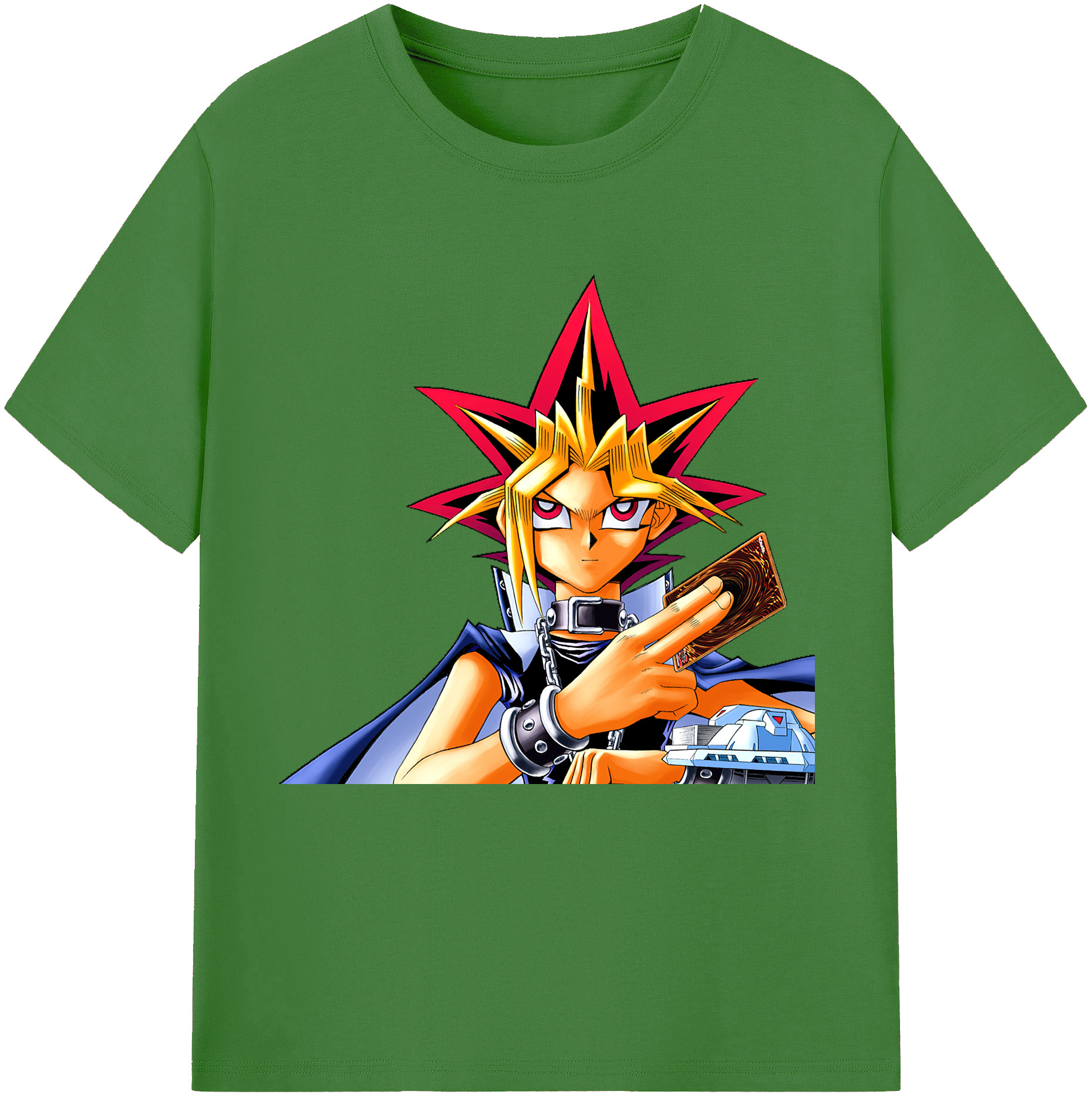 （画像用） 遊☆戯☆王 Yu-Gi-Oh! レディースカジュアルプリントTシャツ（綿100％）